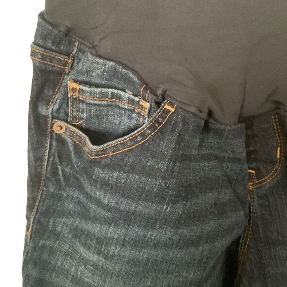 Pre Owned Women’s Old Navy Maternity Full Panel Boot Cut Jeans Sz 4 Classic - Picture 5 of 12
